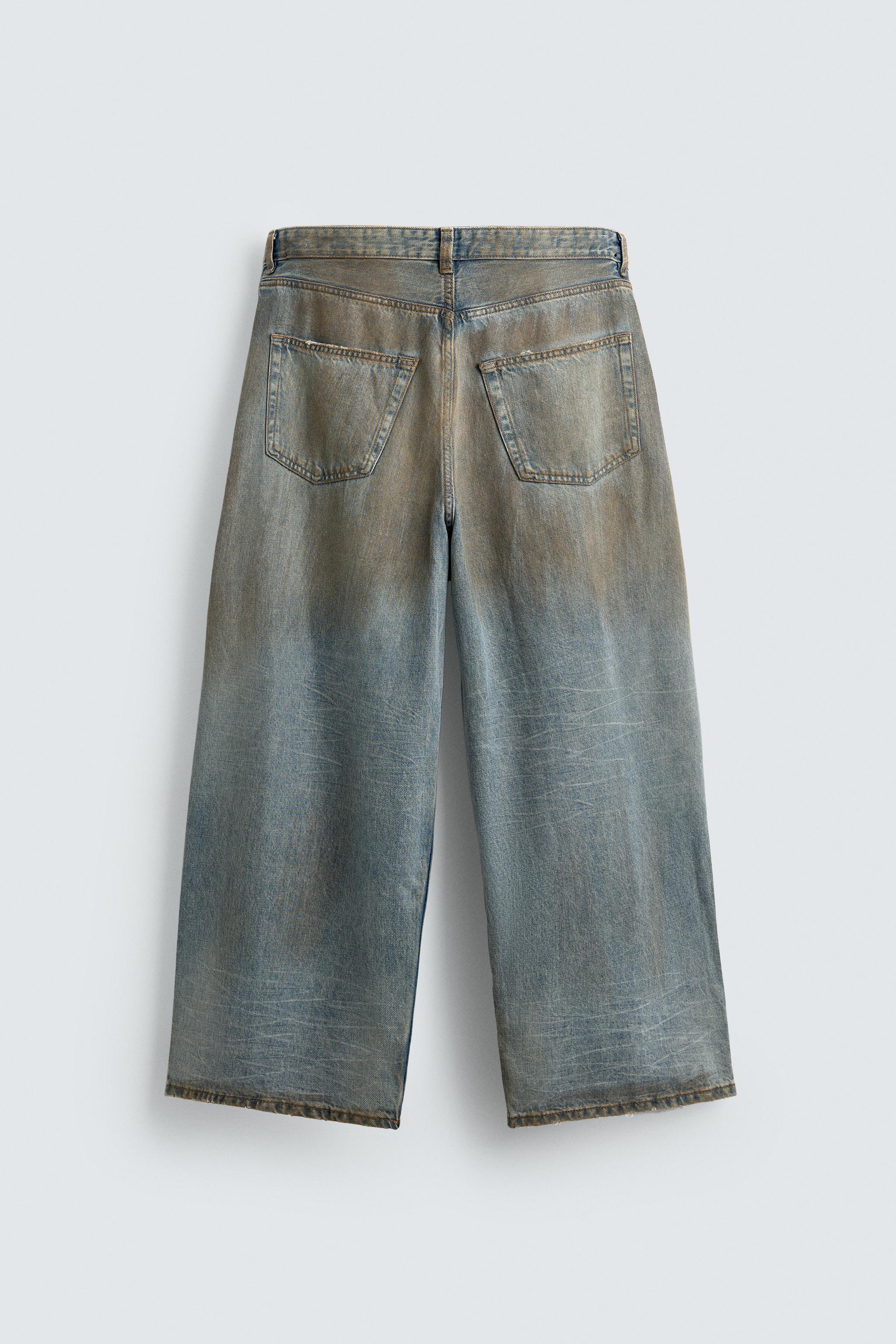 VINTAGE WASH BAGGY FIT JEANS